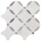 Msi Bianco Dolomite Lola 10.25 x 10.25 Polished Marble Mosaic Floor And Wall Tile, 10PK ZOR-MD-0576 - alternate 4
